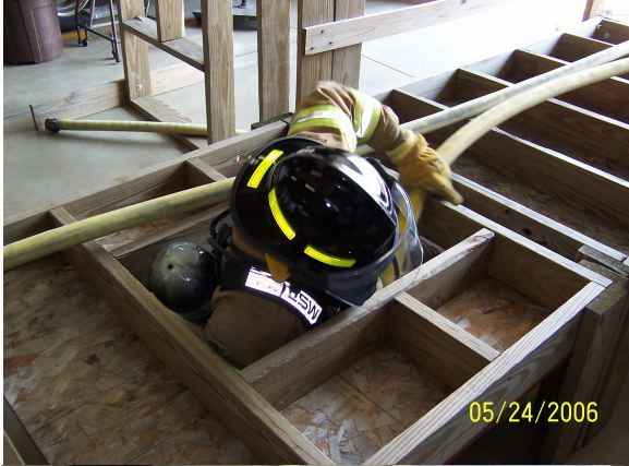 Attic Scuttle and Rafters