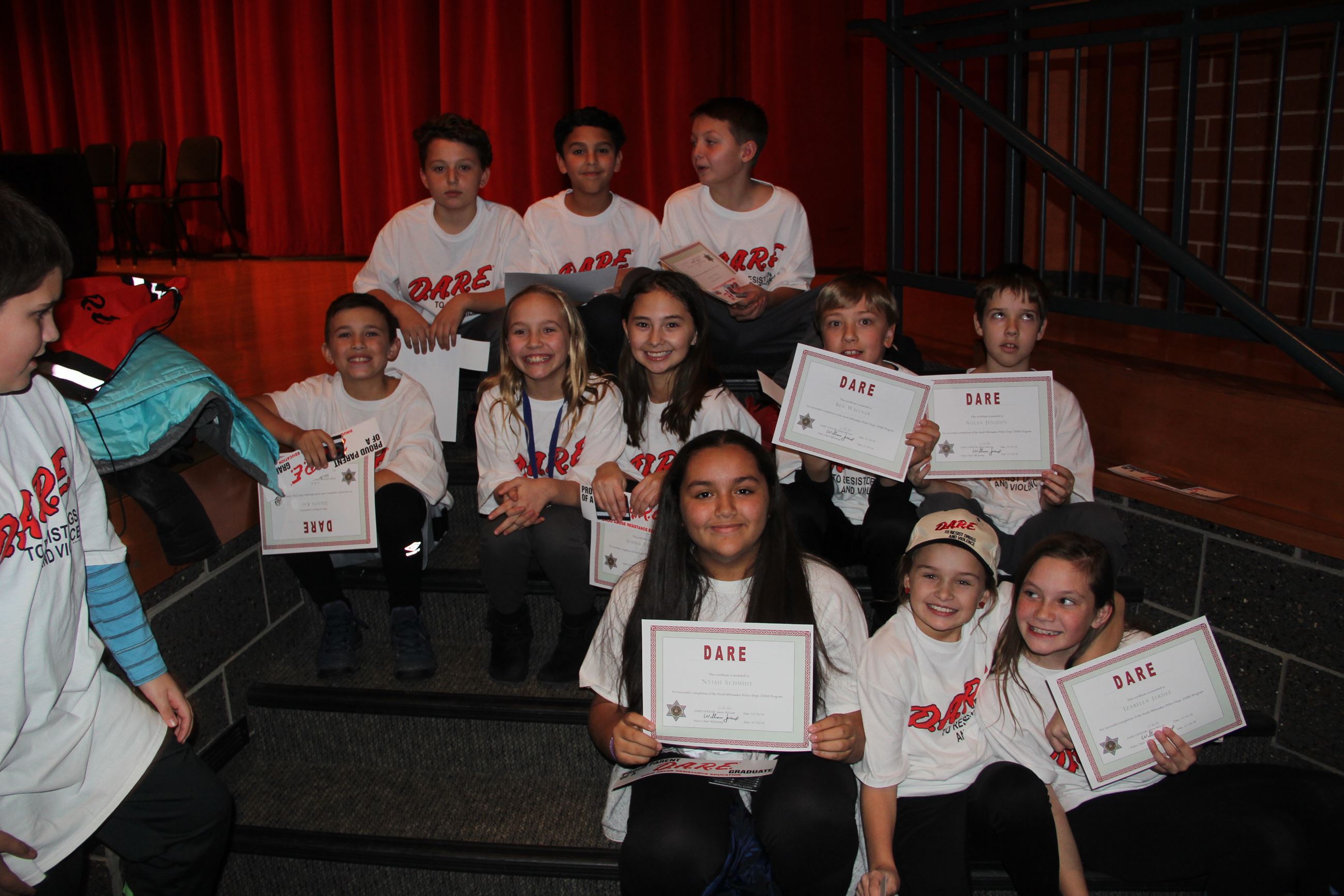 Kids at the DARE Program