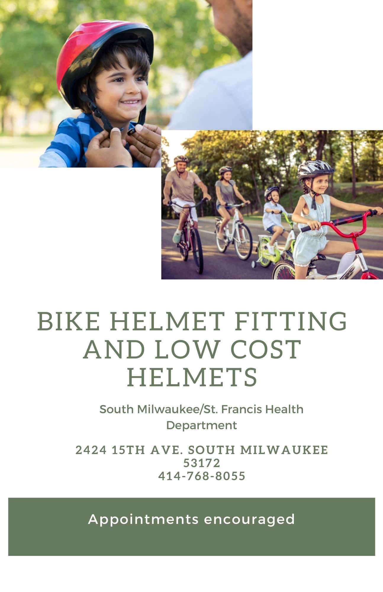 Free bike helmet fitting and low cost helmets (1)